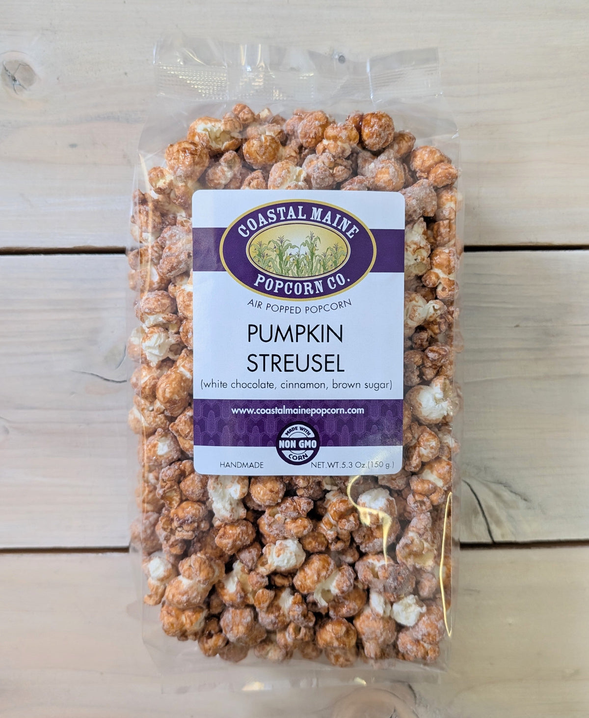 Pumpkin Streusel Popcorn