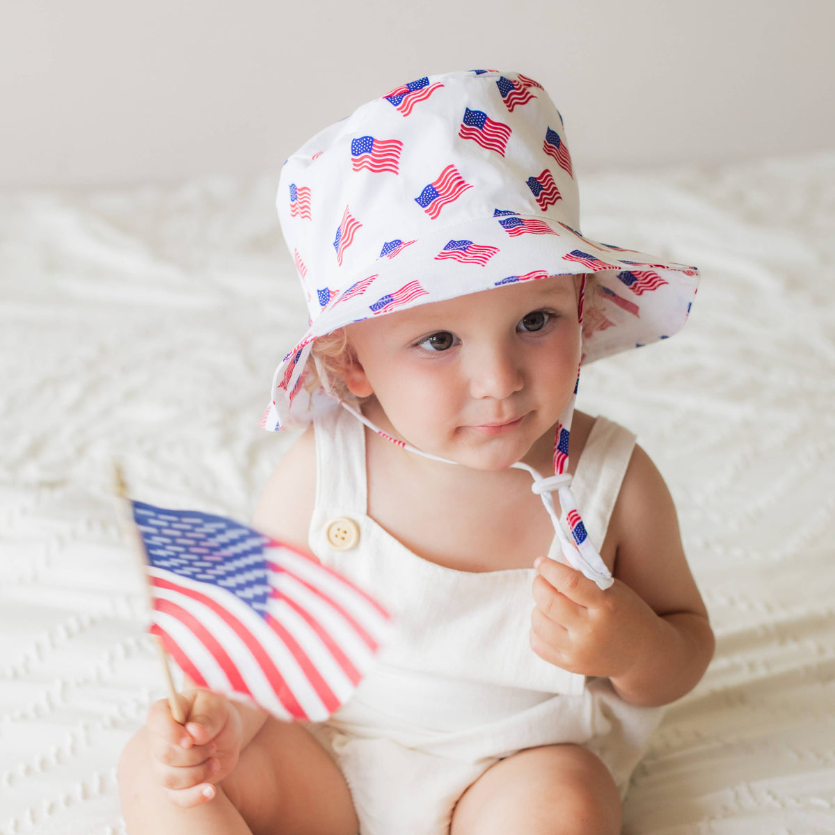 Huggalugs | Liberty 4th of July Bucket Hat | Baby & Toddler
