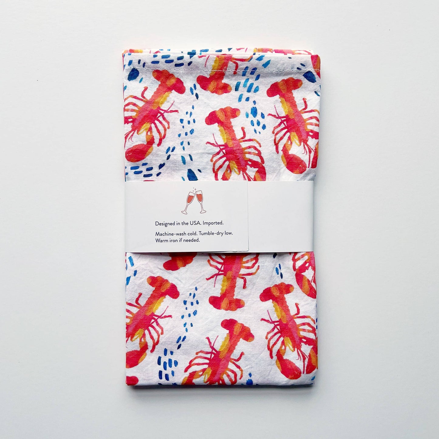 Gert & Co. Lobster Kitchen Towel | Coastal Tea Towel