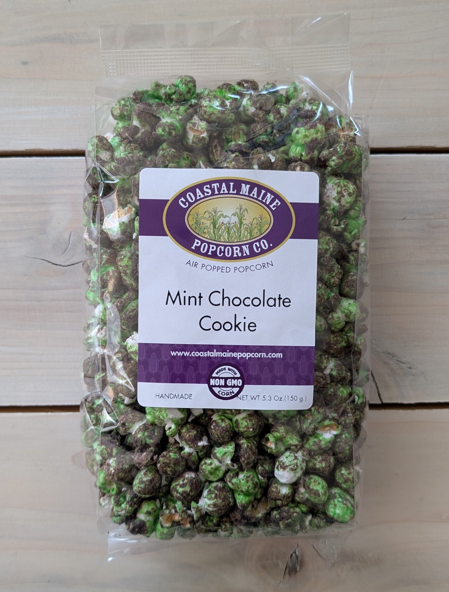 Mint Chocolate Cookie Popcorn