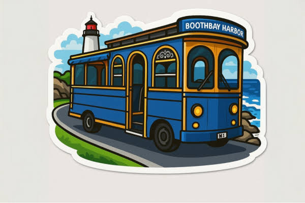 Boothbay Harbor Region Chamber of Commerce | Trolley Sticker