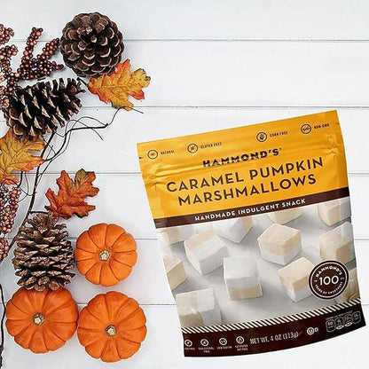 Hammond's Candies - Handmade All-Natural Marshmallows - Caramel Pumpkin