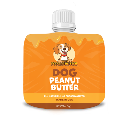 Poochie Butter - Pumpkin Peanut Butter Squeeze Pack 2oz