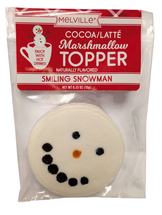 Melville - Marshmallow Topper - Smiling Snowman