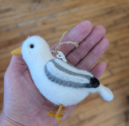Felt Seagull Ornament