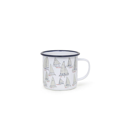 Fishs Eddy x CCH Enamelware 16 oz Large Mug