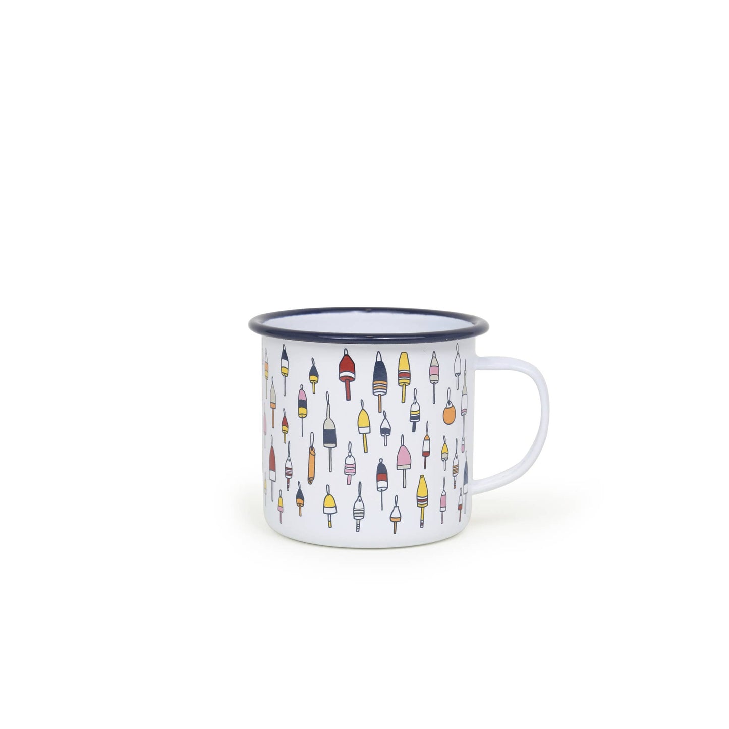 Fishs Eddy x CCH Enamelware 16 oz Large Mug