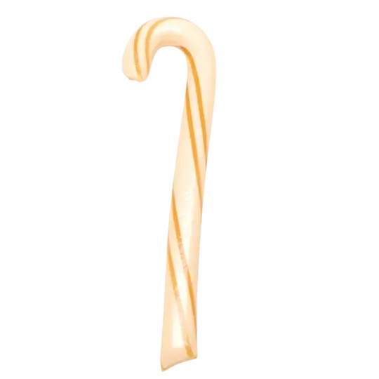 Organic Hand-Spun Jumbo Candy Cane - Butterscotch - 1.75 oz