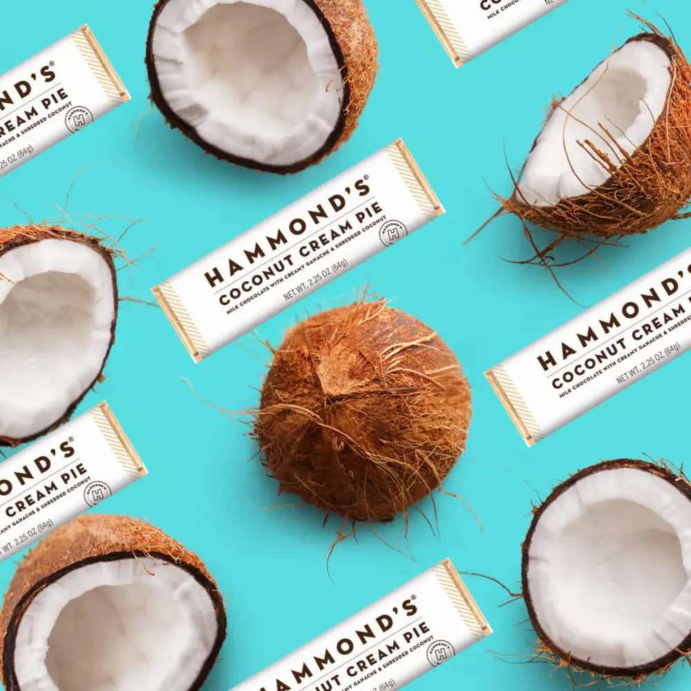 Hammond's Candy - Milk Chocolate - Coconut Cream Pie - 2.25 oz