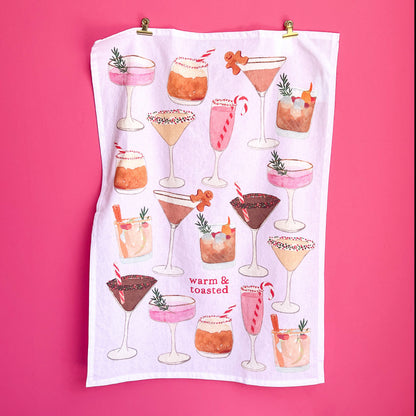 Gert & Co | Tea Towel | Holiday Drinks