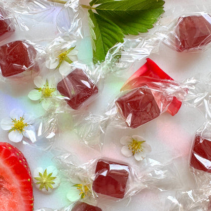 Virgo Moon - Strawberry Hibiscus Rose Lozenges
