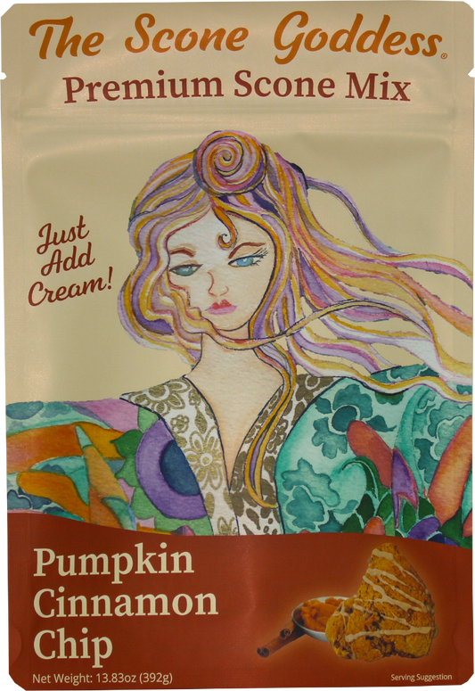 Pumpkin Cinnamon Chip Premium Scone Mix | The Scone Goddess