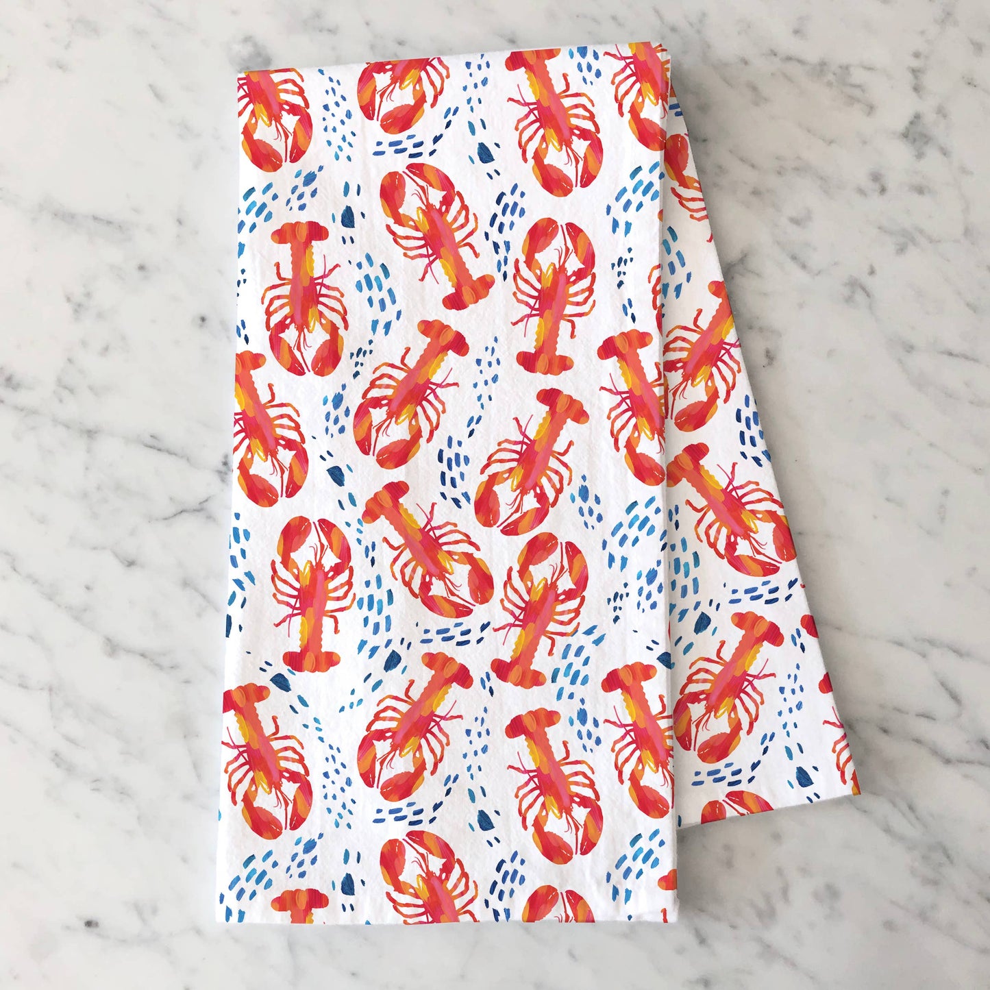 Gert & Co. Lobster Kitchen Towel | Coastal Tea Towel