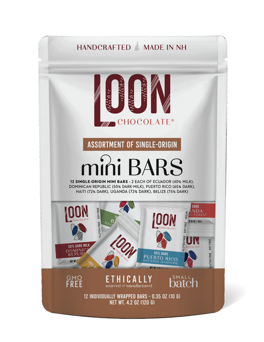Loon Chocolate Mini Bar Variety Bag - Single Origin