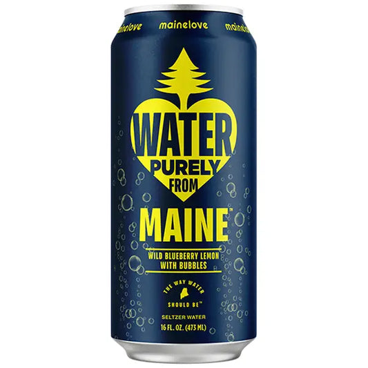 mainelove  Blueberry Lemon Seltzer 16oz