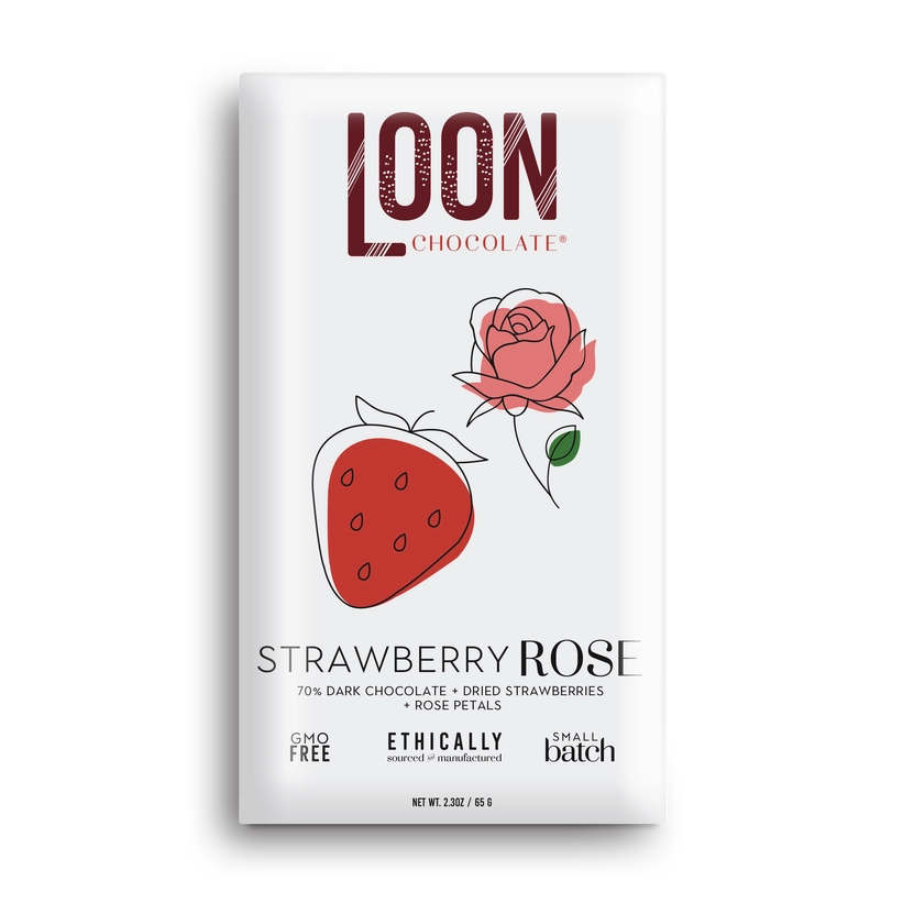 Loon Chocolate - Strawberry Rose