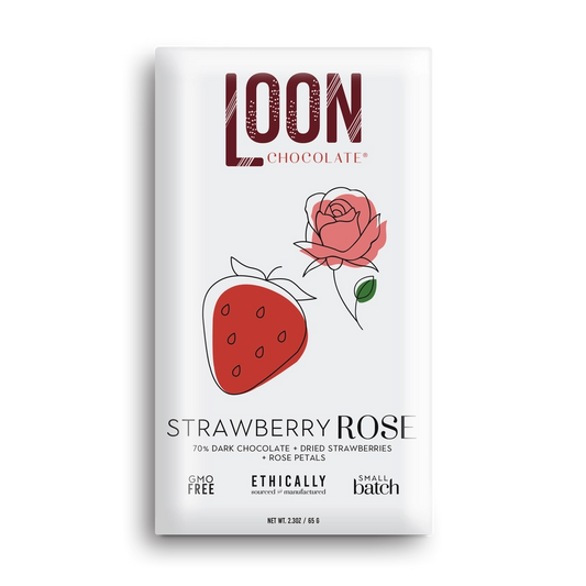 Loon Chocolate - Strawberry Rose