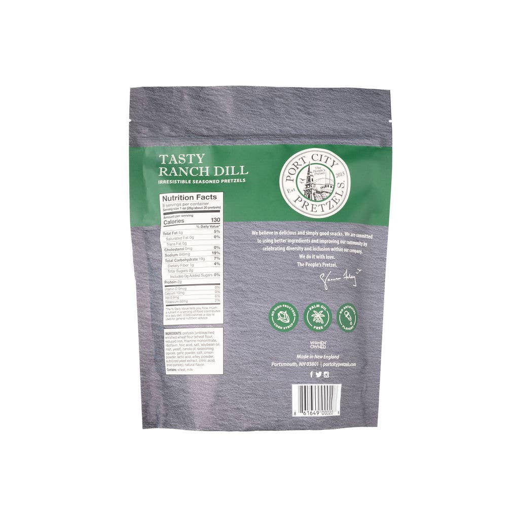Port City Pretzels - Tasty Ranch Dill Pretzels - 8 oz
