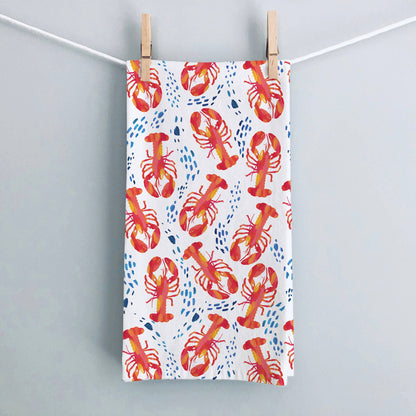 Gert & Co. Lobster Kitchen Towel | Coastal Tea Towel