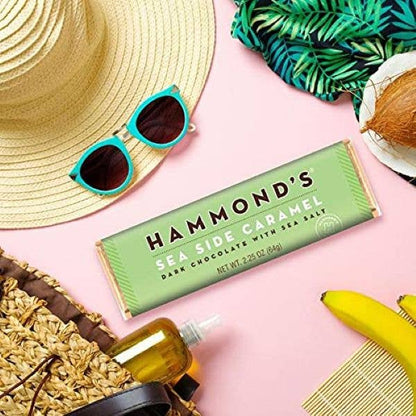 Hammond's Candies - Dark Chocolate - Natural Seaside Caramel Bar - 2.25oz
