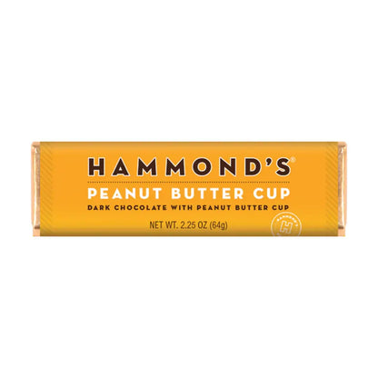 Hammond's Candies - Dark Chocolate - Peanut Butter Cup Bar - 2.25 oz