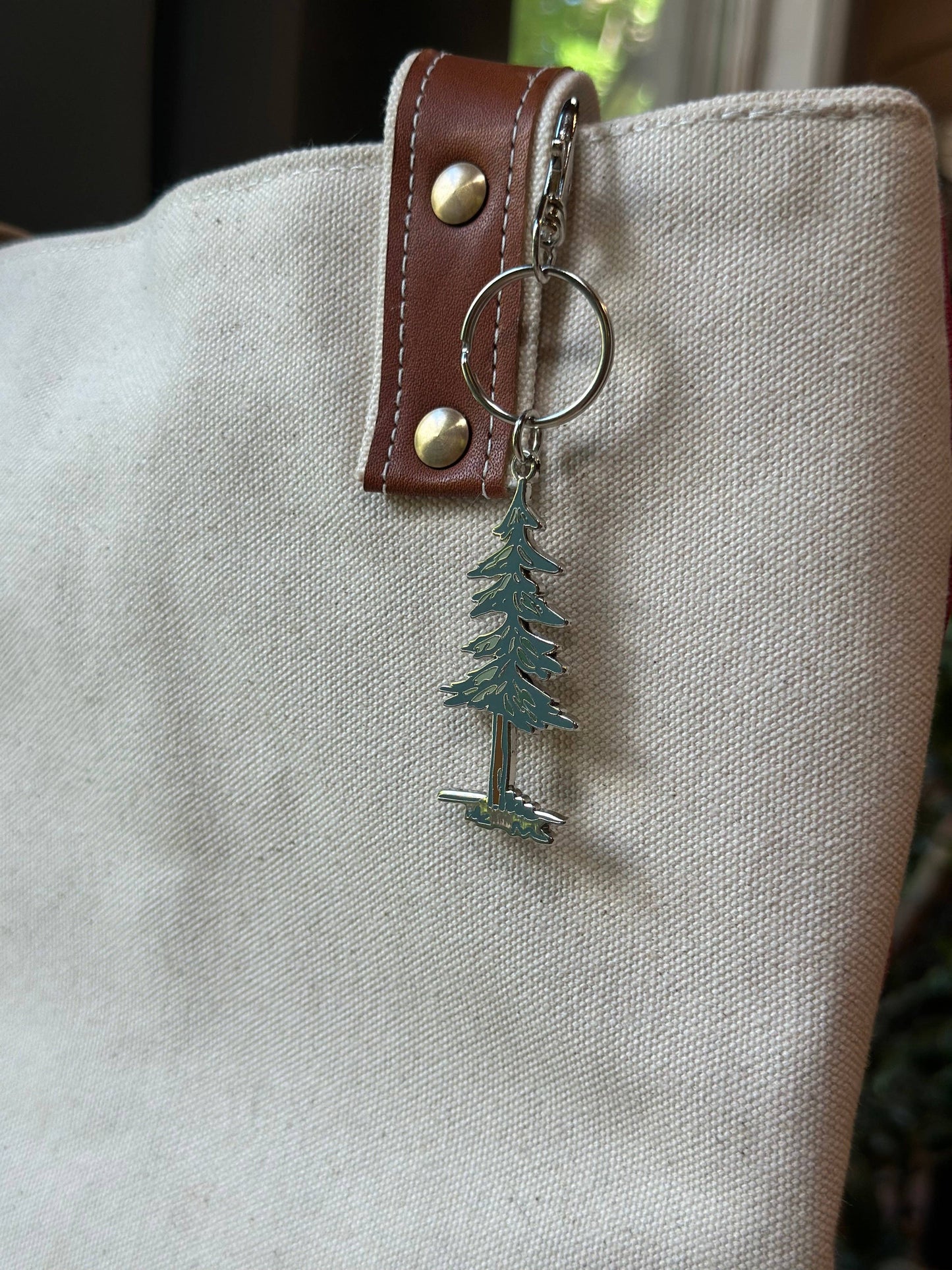 Reclaimed Wild - Evergreen Enamel Keychain | Bag Charm