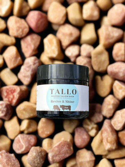 Tallo Organic 100% Grass-Fed Whipped Tallow Balm - Revive & Shine