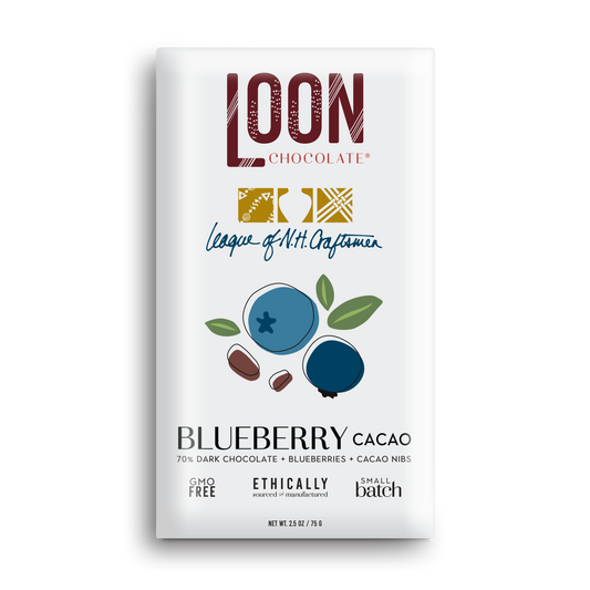 Loon Chocolate - Blueberry Cacao Dark Chocolate