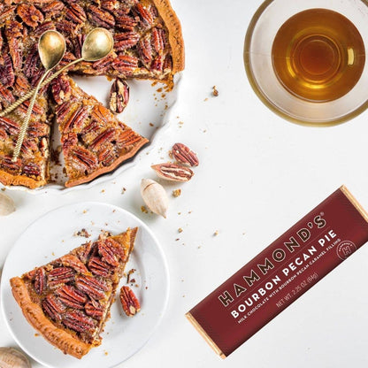 Hammond's Candies - Milk Chocolate - Bourbon Pecan Pie Bar - 2.25 oz