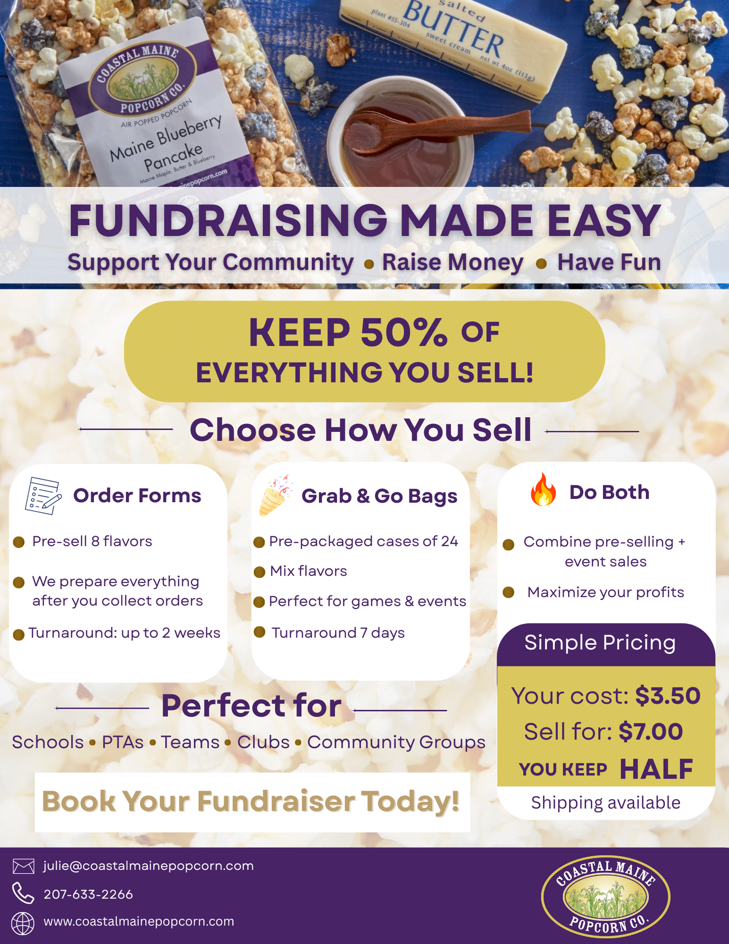Popcorn Fundraising Program