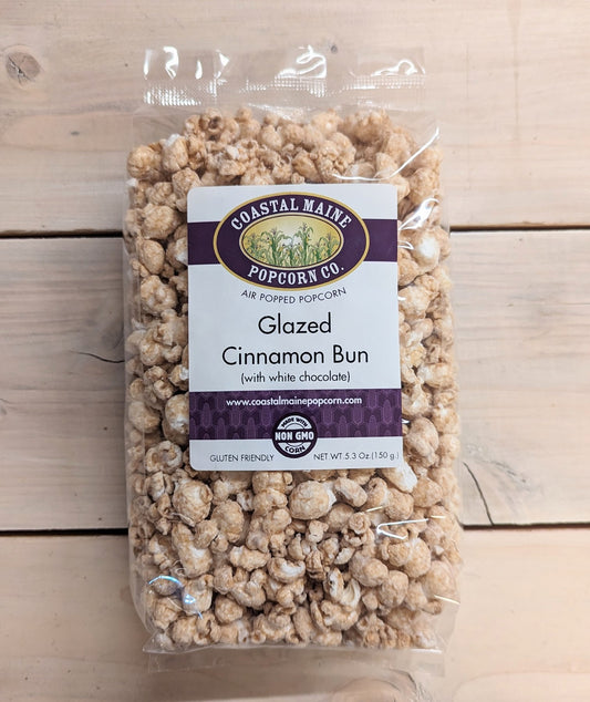 Glazed Cinnamon Bun Popcorn