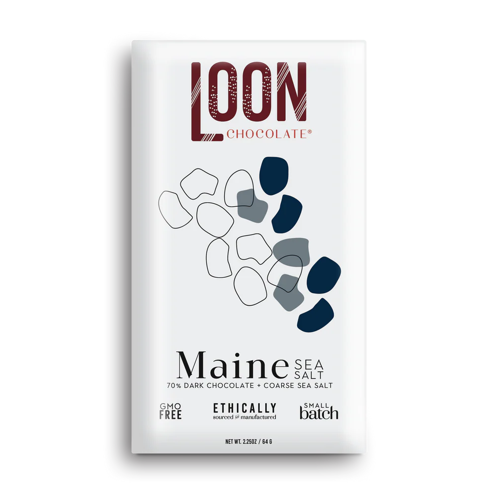 Loon Chocolate - Dark Chocolate w/ Maine Sea Salt