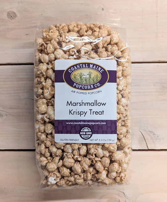 Marshmallow Krispy Treat Popcorn