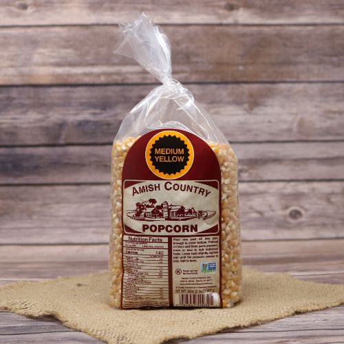 Amish Country Popcorn Kernels - Medium Yellow