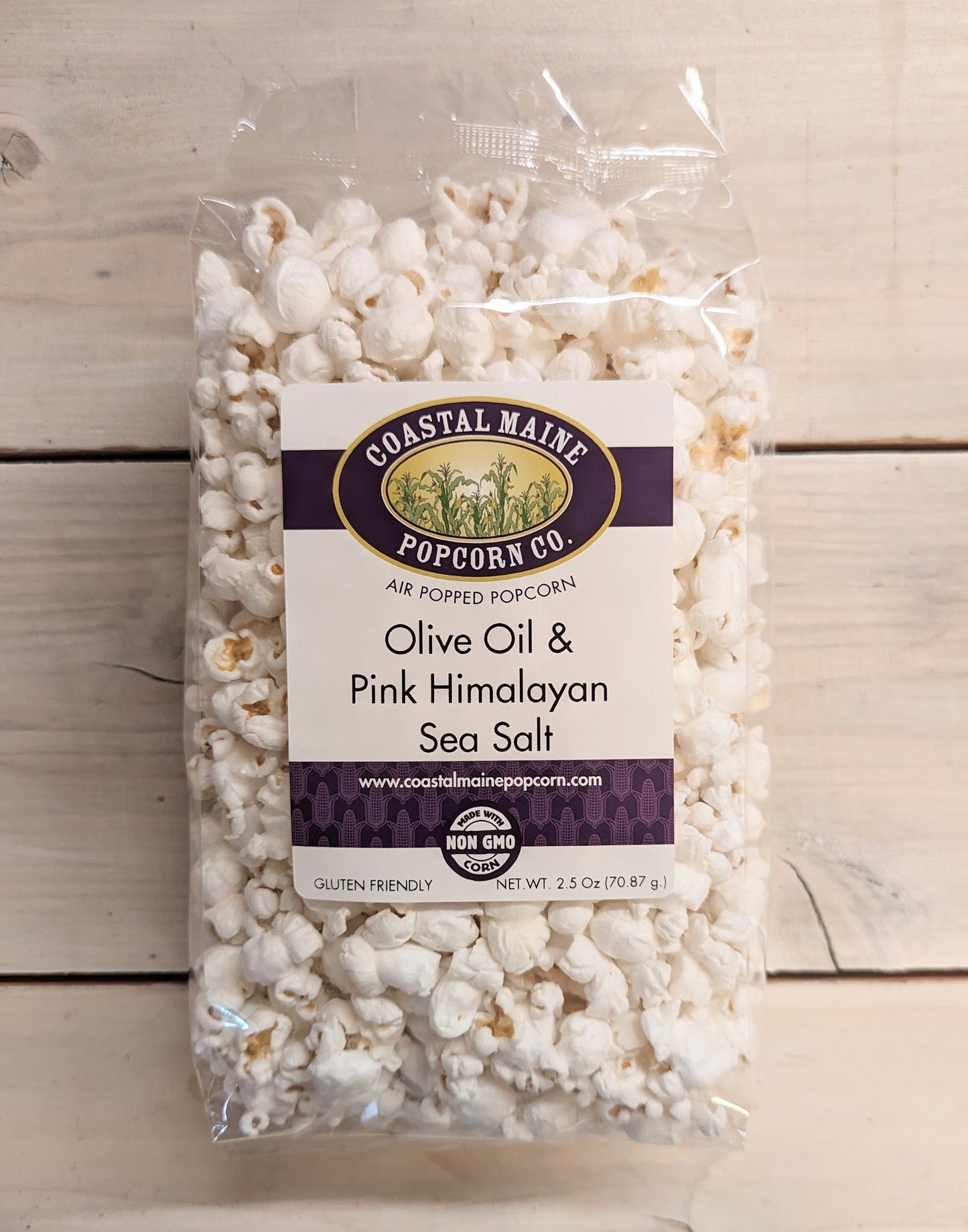 Olive Oil & Pink Himalayan Sea Salt Popcorn