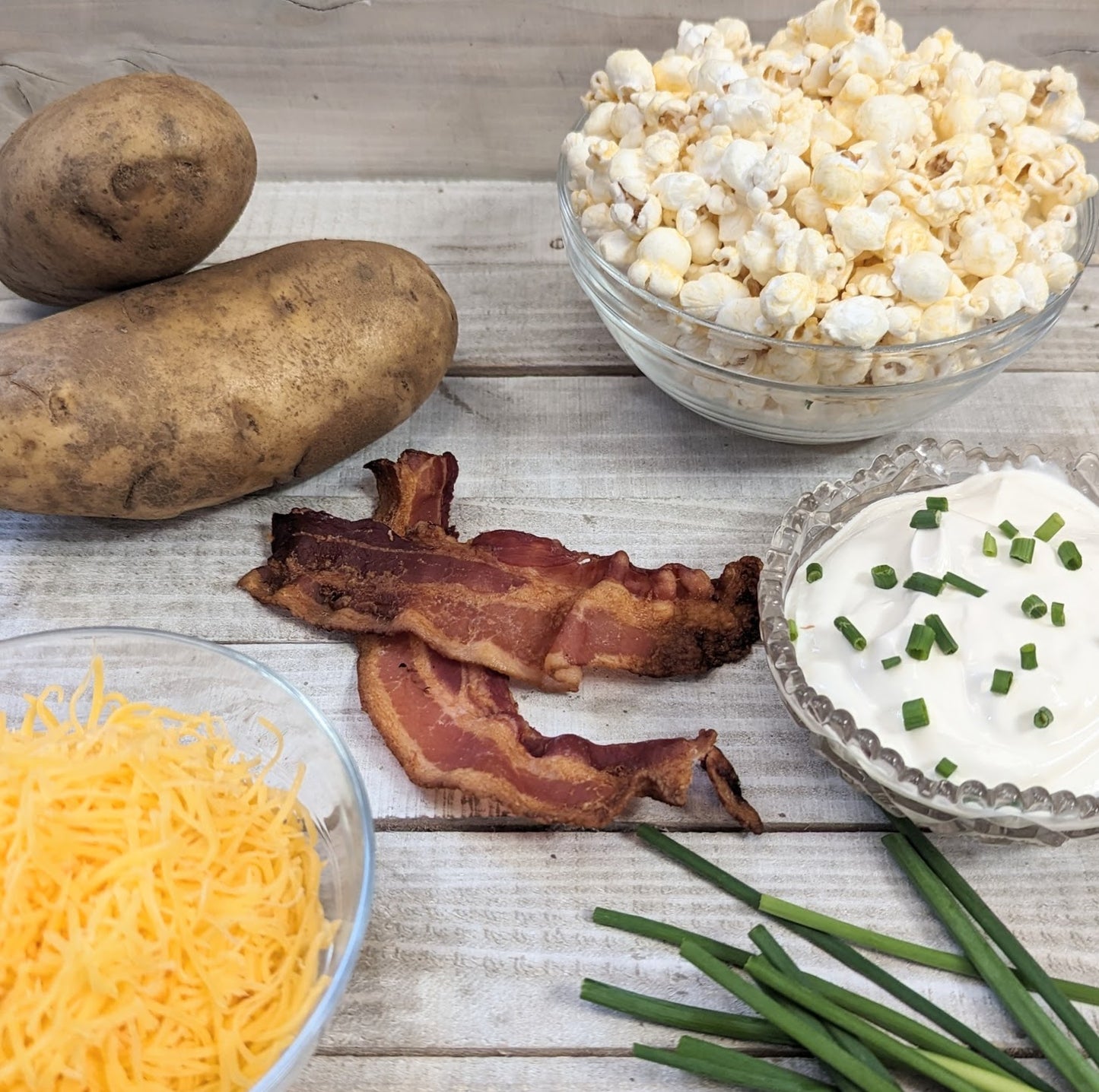 Loaded Baked Potato Popcorn