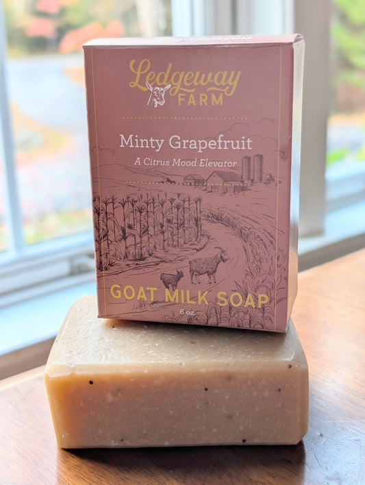 Ledgeway Farm - Minty Grapefruit Soap