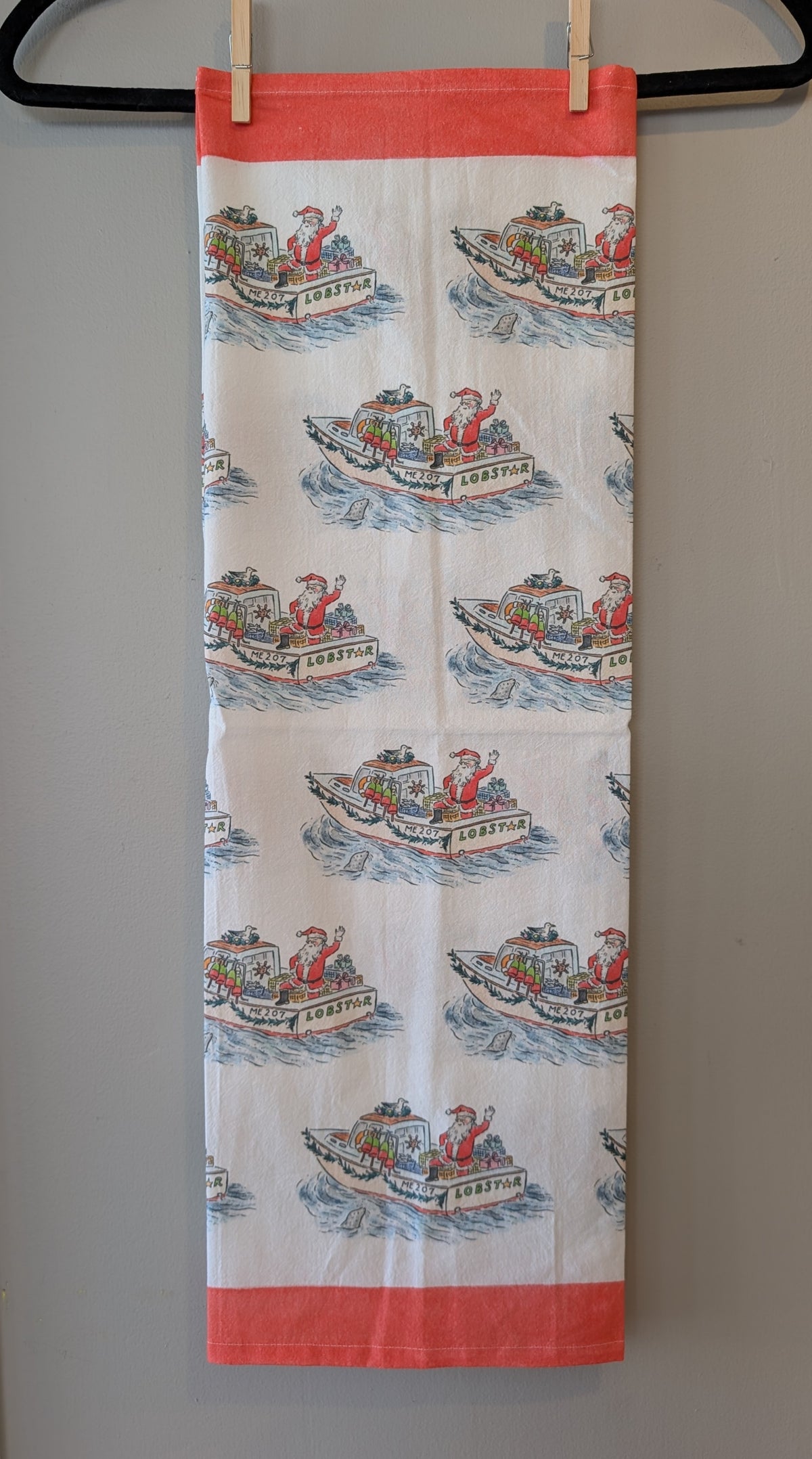 Independent Puppy | Tea Towel | Mainely Santa