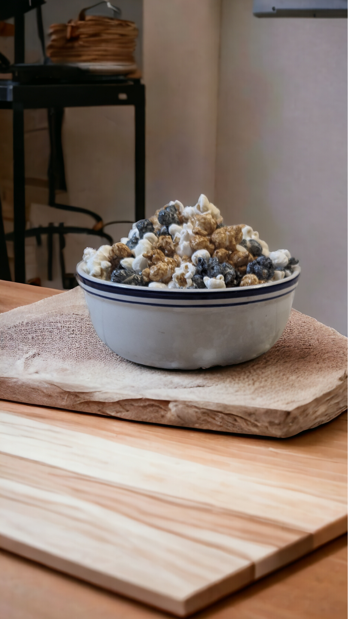 Maine Blueberry Pancake Popcorn