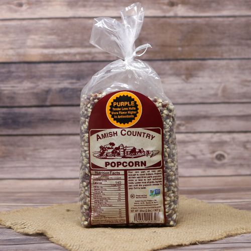 Amish Country Popcorn Kernels - Purple
