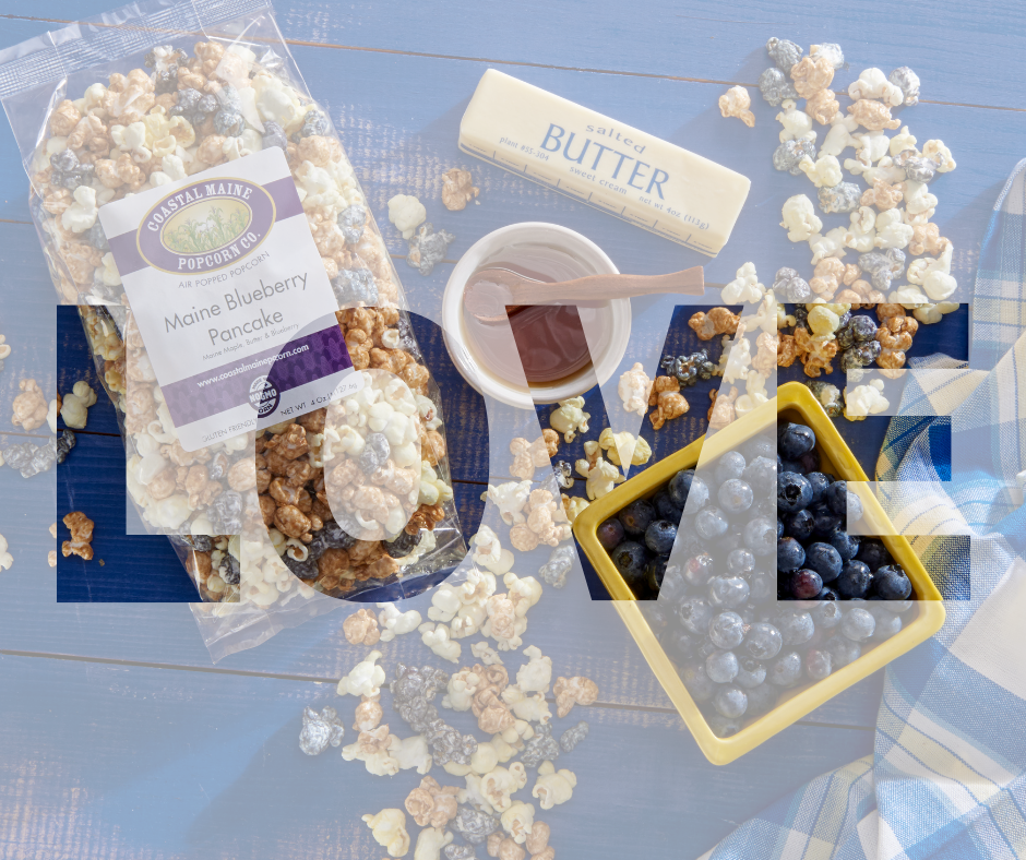 Maine Blueberry Pancake Popcorn