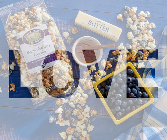 Maine Blueberry Pancake Popcorn
