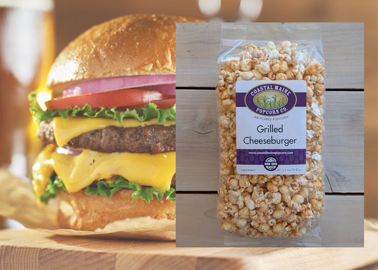 Grilled Cheeseburger Popcorn