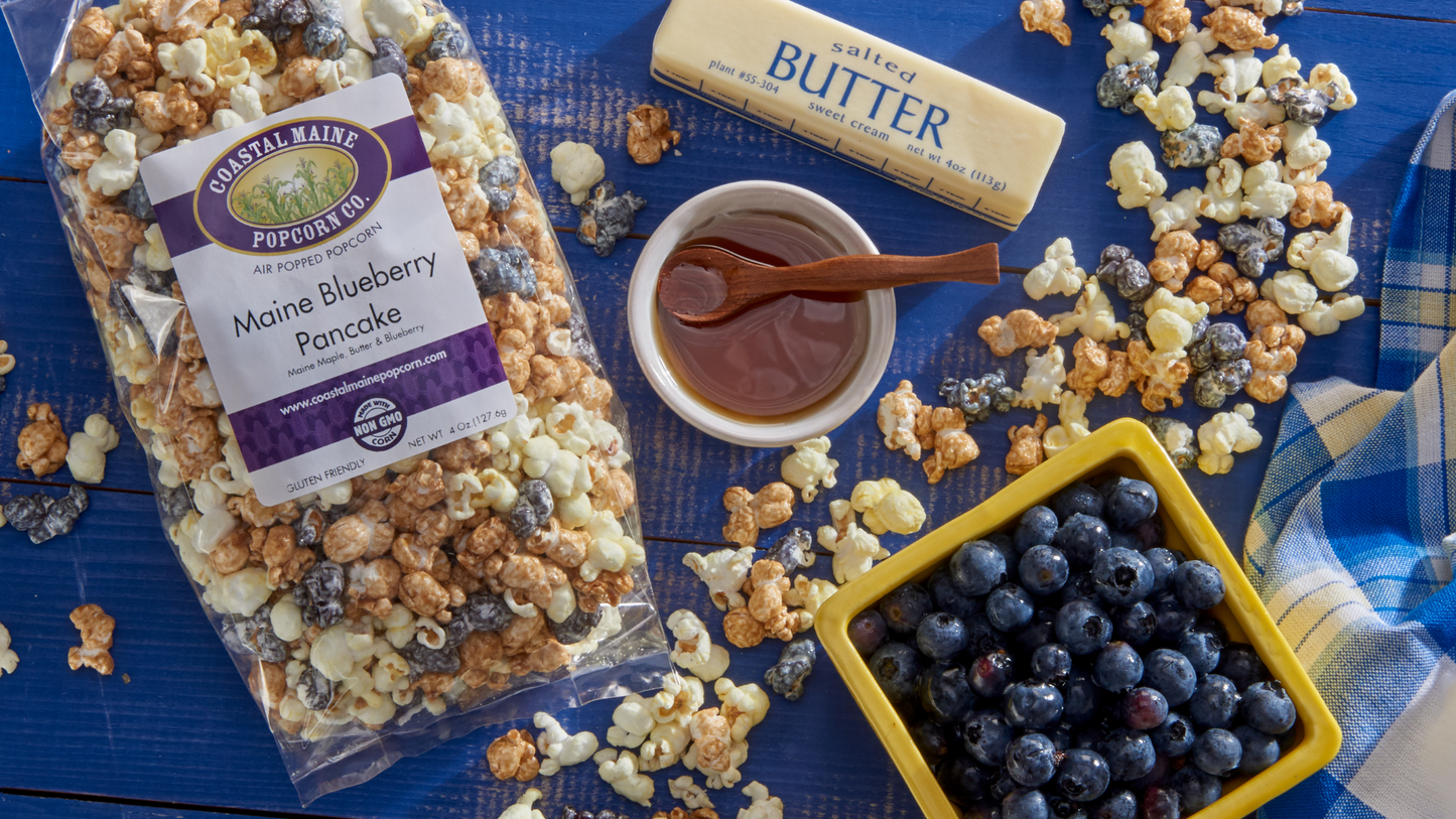 Maine Blueberry Pancake Popcorn