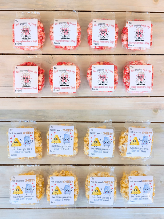 Valentine Classroom Popcorn Treats