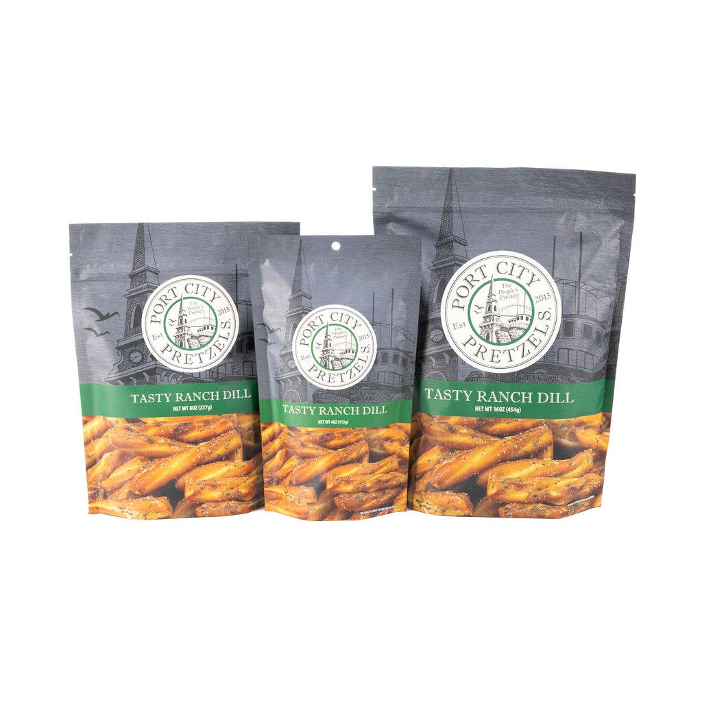 Port City Pretzels - Tasty Ranch Dill Pretzels - 8 oz