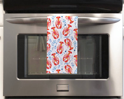 Gert & Co. Lobster Kitchen Towel | Coastal Tea Towel