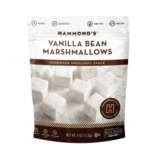 Handmade All-Natural Marshmallows - Vanilla Bean - 4 oz Bag