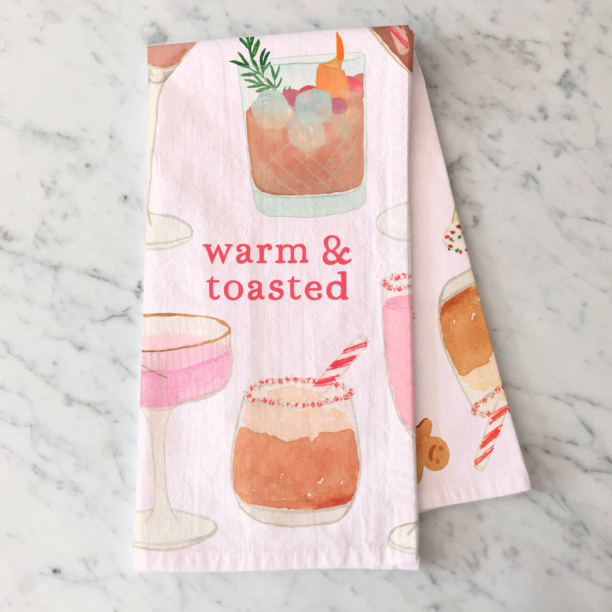 Gert & Co | Tea Towel | Holiday Drinks