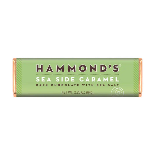 Hammond's Candies - Dark Chocolate - Natural Seaside Caramel Bar - 2.25oz